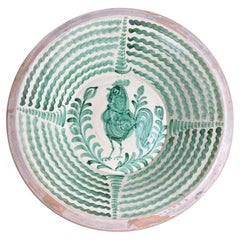 Lebrillo, Spanish Large Fajalauza Ceramic Bowl - 20"
