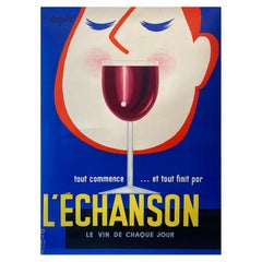 L'Echanson de Seguin 1955 Cartel Vintage Original
