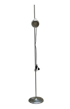 A. Leclaire & Schäfer Chrom-Stehleuchte, Deutschland, 1970er Jahre