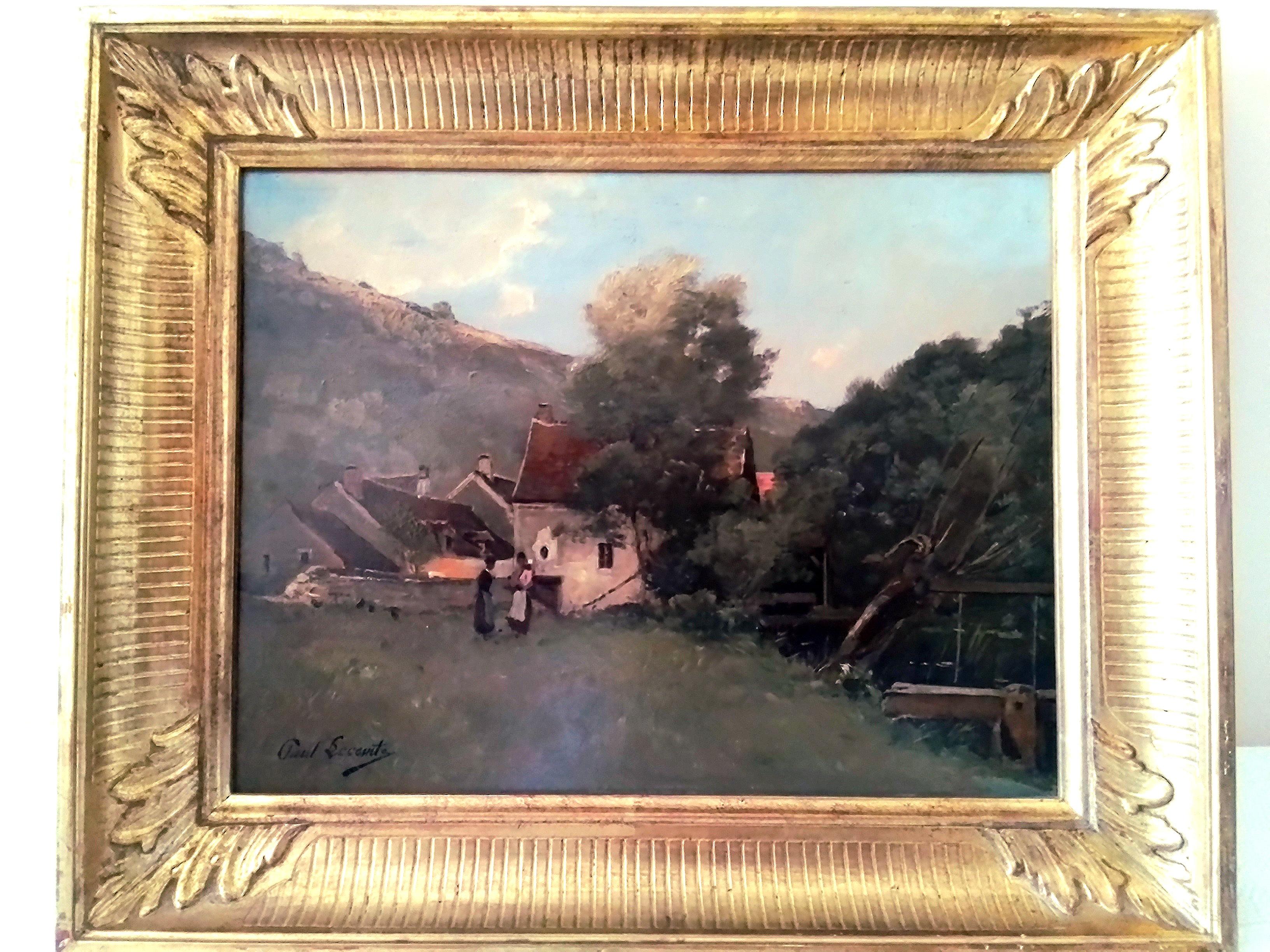 Conditio: Ausgezeichnete allgemeine Bedingungen. Keine Restaurierung erforderlich. Maße mit Rahmen 44 cm x 36 cm.

Der in Paris geborene französische Maler Paul Lecomte, der Onkel von Paul Emile Lecomte, lernte die Malerei im Atelier des Malers