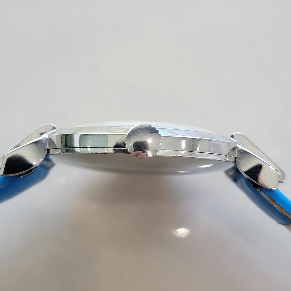 LeCoultre Oro blanco macizo de 18 quilates 33 mm 1950 Hombre Gambler Viento Manual RA650 en venta 5