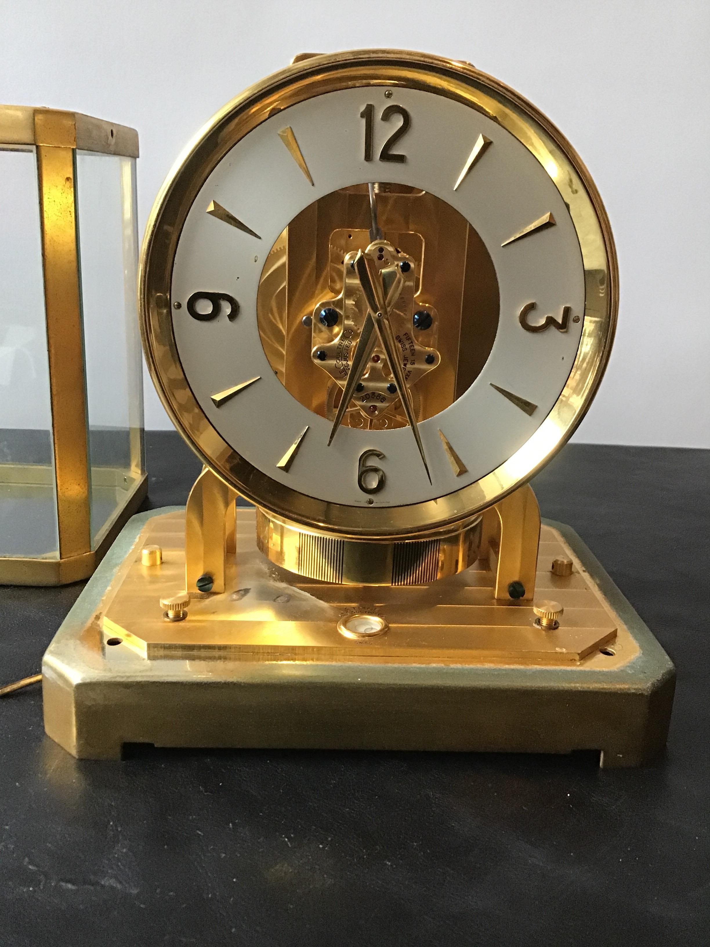 Mid-20th Century LeCoultre Atmos Clock 20386