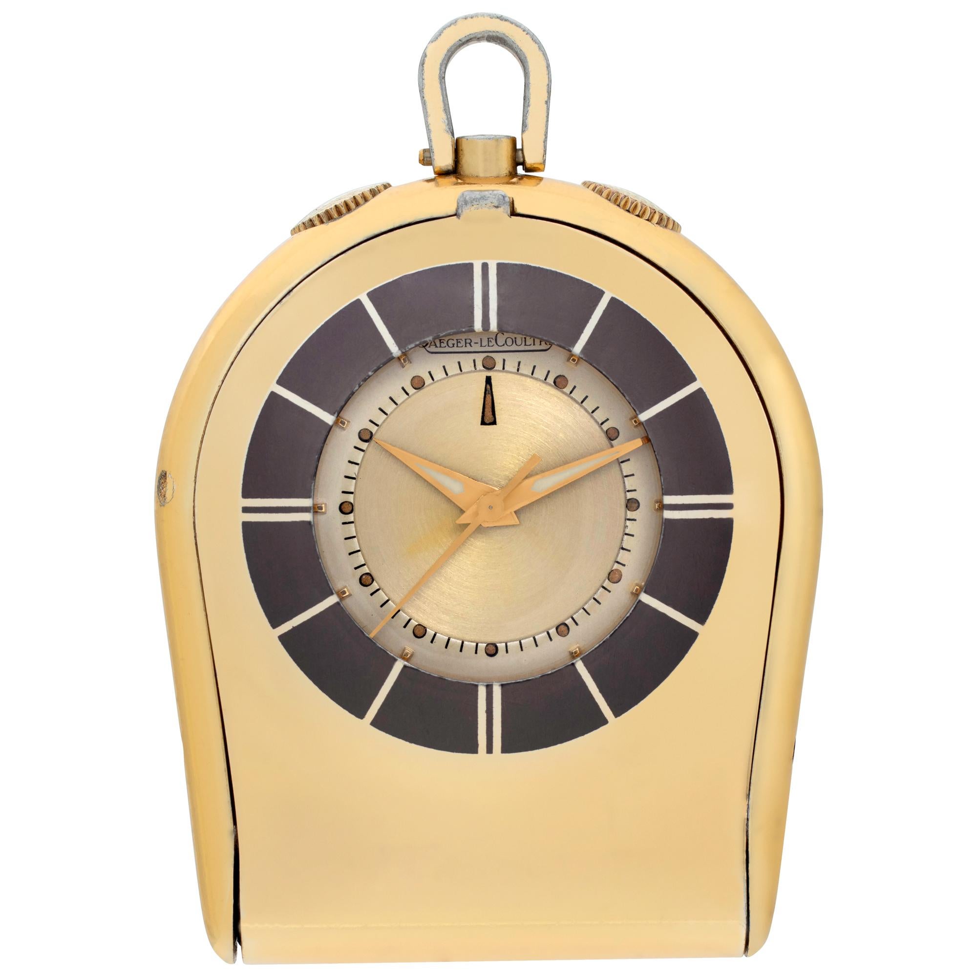 LeCoultre gold fill manual pocket watch For Sale