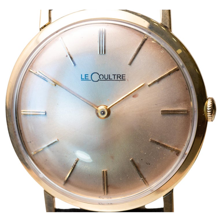 LeCoultre (Jaeger-LeCoultre) UltraSlim 14K Gold Dress Watch, circa  1950s60s For Sale at 1stDibs