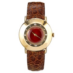 LeCoultre Lady's Mid Century Wristwatch en or jaune