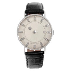 Vintage LeCoultre Mystery 31444 in White Gold with a Ivory dial 33mm Manual watch