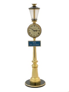 LeCoultre Rue De La Paix 1960s Street lamp Clock