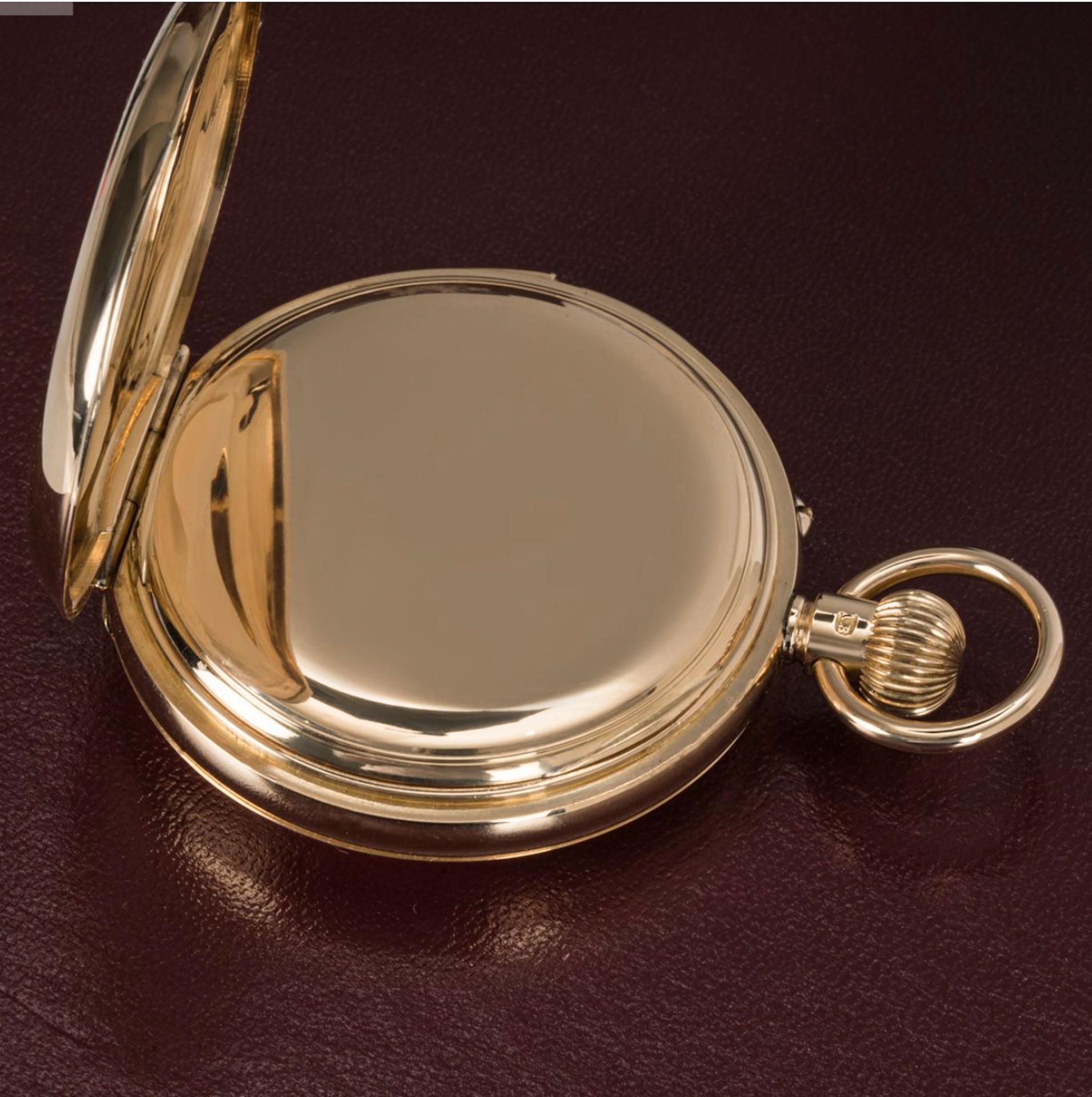 Orologio da tasca LeCourltre Heavy 18CT Oro senza leva Ripetizione minuti Full Hunter 1