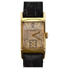 LeCoutre 14 Karat Yellow Gold Wrist Watch 175   