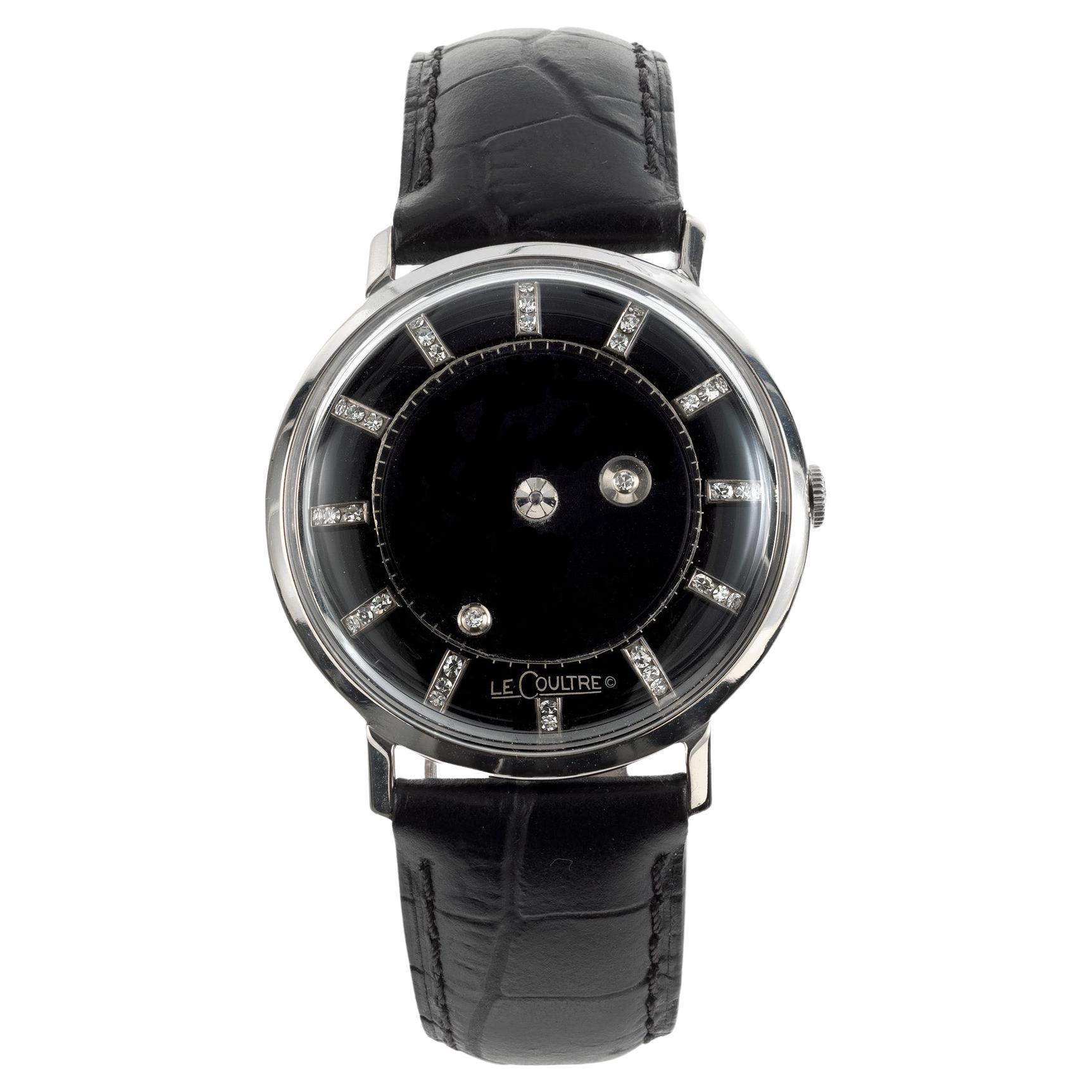 LeCoutre Vacheron White Gold Galaxy Mystery Dial Wristwatch For Sale