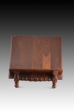 Lectern. Carved and turned wood. 20th century.
