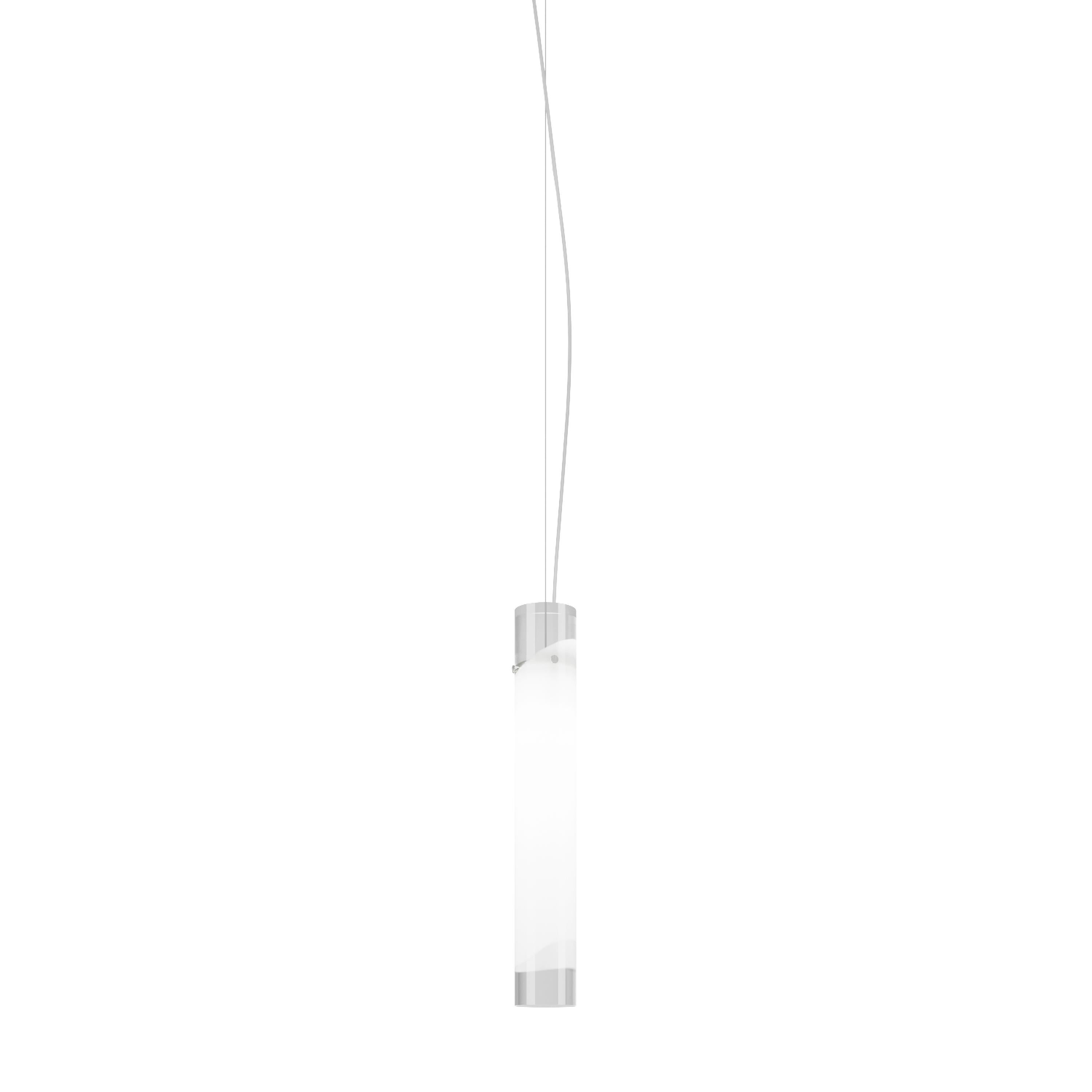 Italian Vistosi Lio Suspension Light in Crystal White For Sale