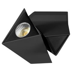 LED Spot on base blackwith a unique futuristic design designed by Gabi Peretto