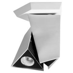 LED Spot on base white with a unique futuristic design designed by Gabi Peretto