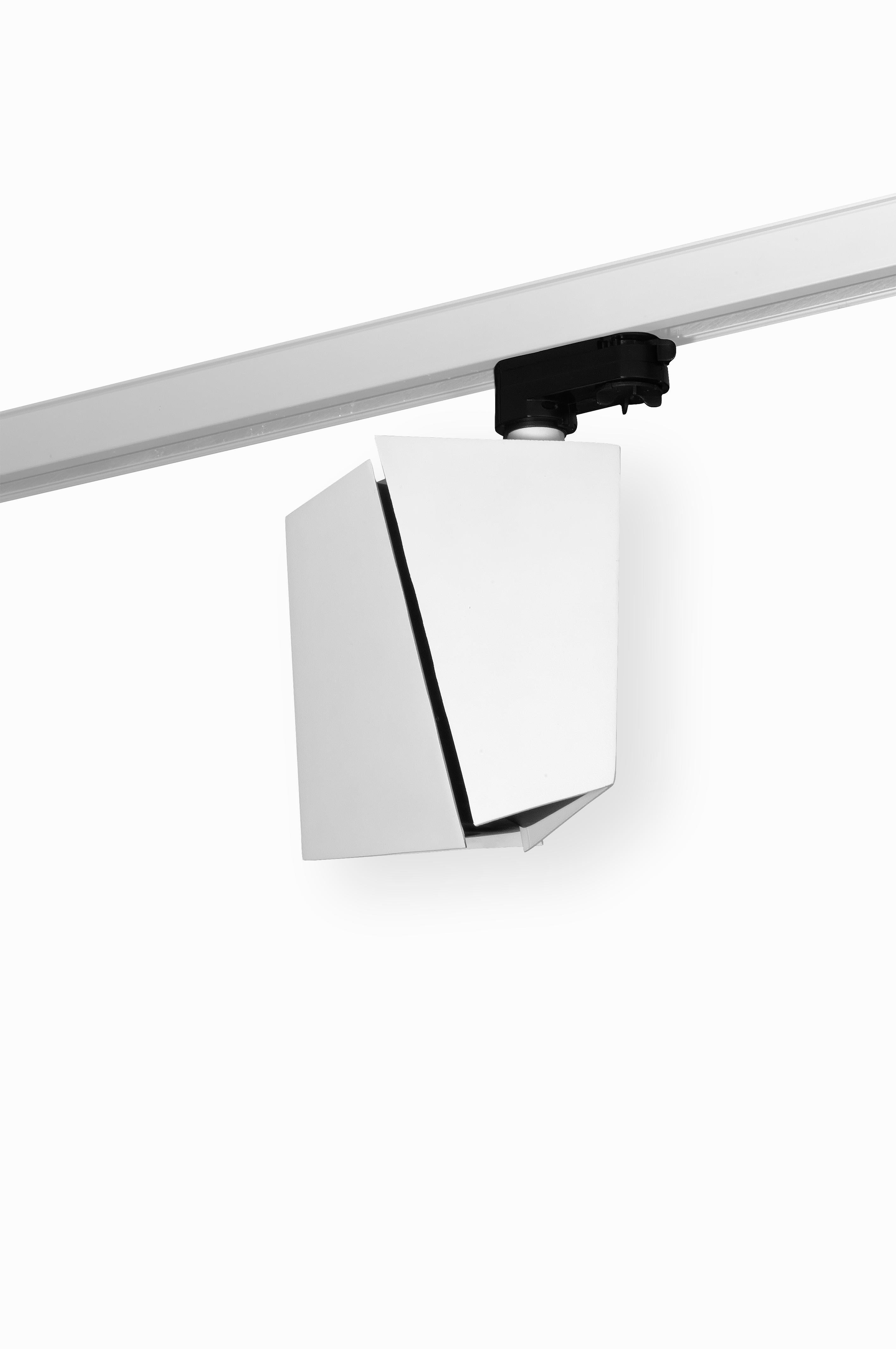 Chinois Lampe LED blanche sur rail au design futuriste unique conçue par Gabi Peretto en vente