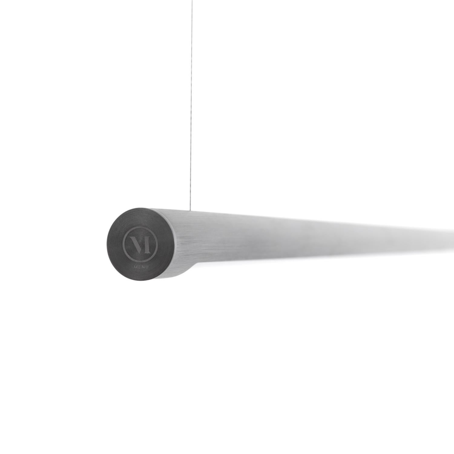 The new Task Pendant by Danish designer Gry Holmskov strikes a harmonious, breathtaking balance between function and aesthetics. It’s pure, linear form not only catches the eye but also serves a key purpose: to spread light in a way ideal for