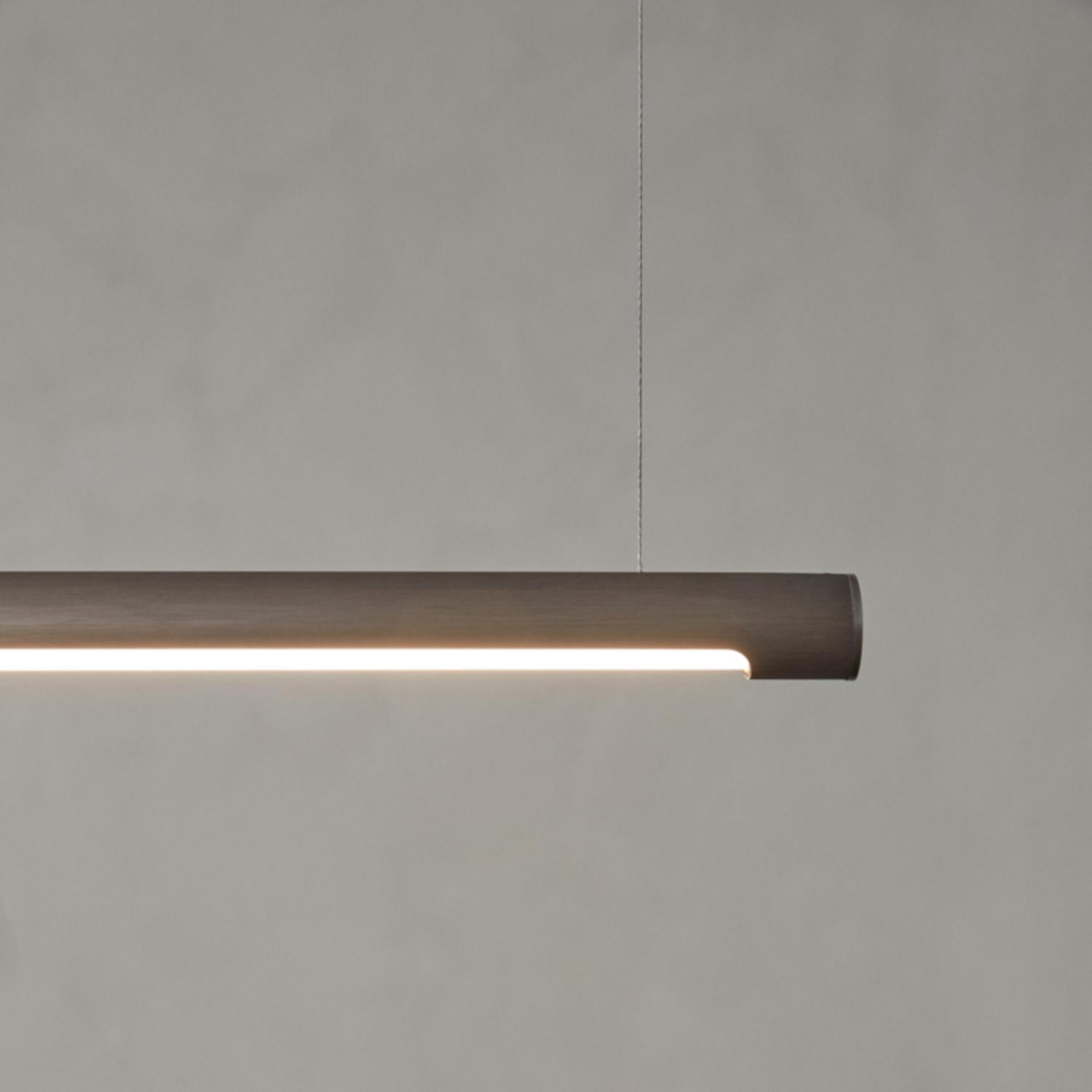 Anodized LED Task Pendant, Bronze Grey, Designed by Gry Holmskov For Sale