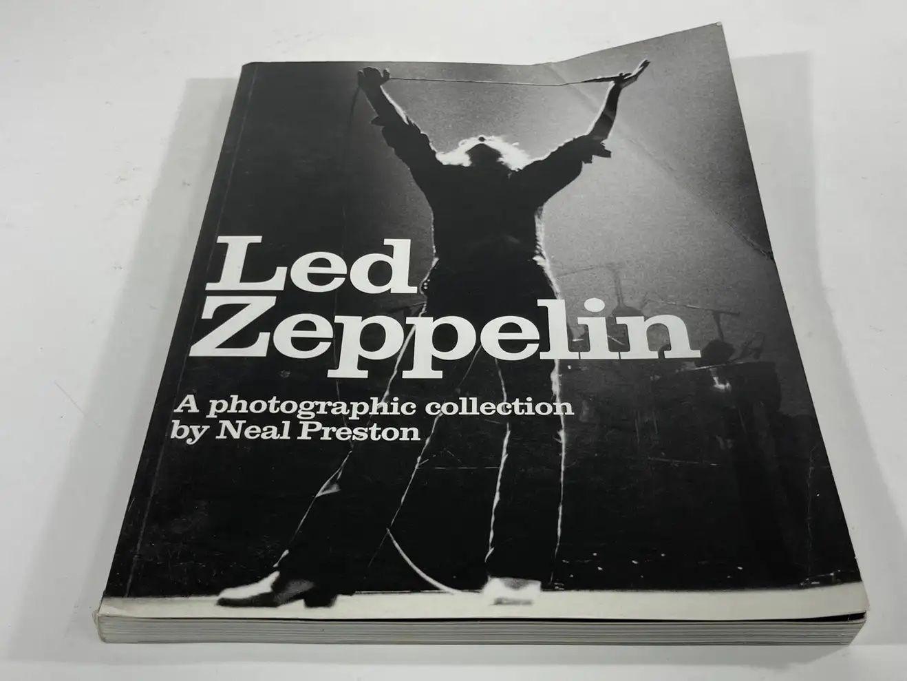 Led Zeppelin A Photographic Collection Book by Neal Preston.
Led Zeppelin: A Photographic Collection Book by Neal Preston. 1st Edition: 2002, out of print. Author: Neal Preston. Softcover book. 192 page large photo history book of the legendary