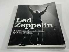Led Zeppelin a Photographic Collection Book by Neal Preston