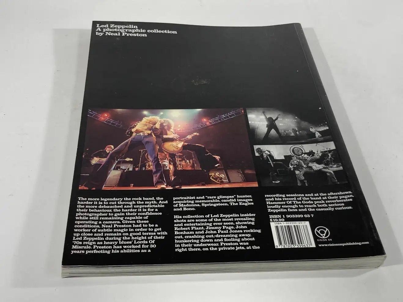 Modern Led Zeppelin a Photographic Collection Book by Neal Preston For Sale