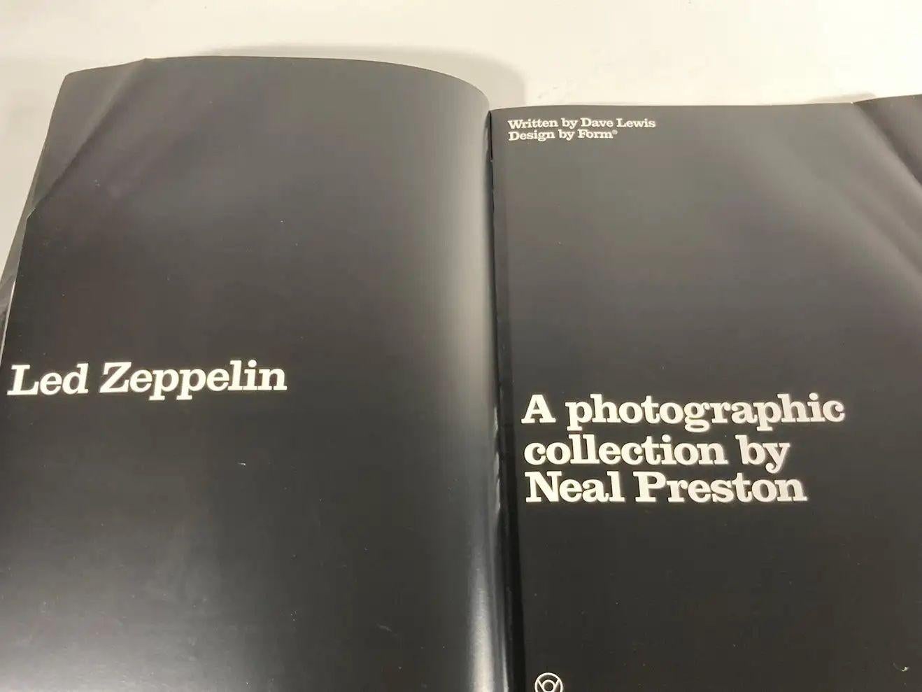 20th Century Led Zeppelin a Photographic Collection Book by Neal Preston For Sale