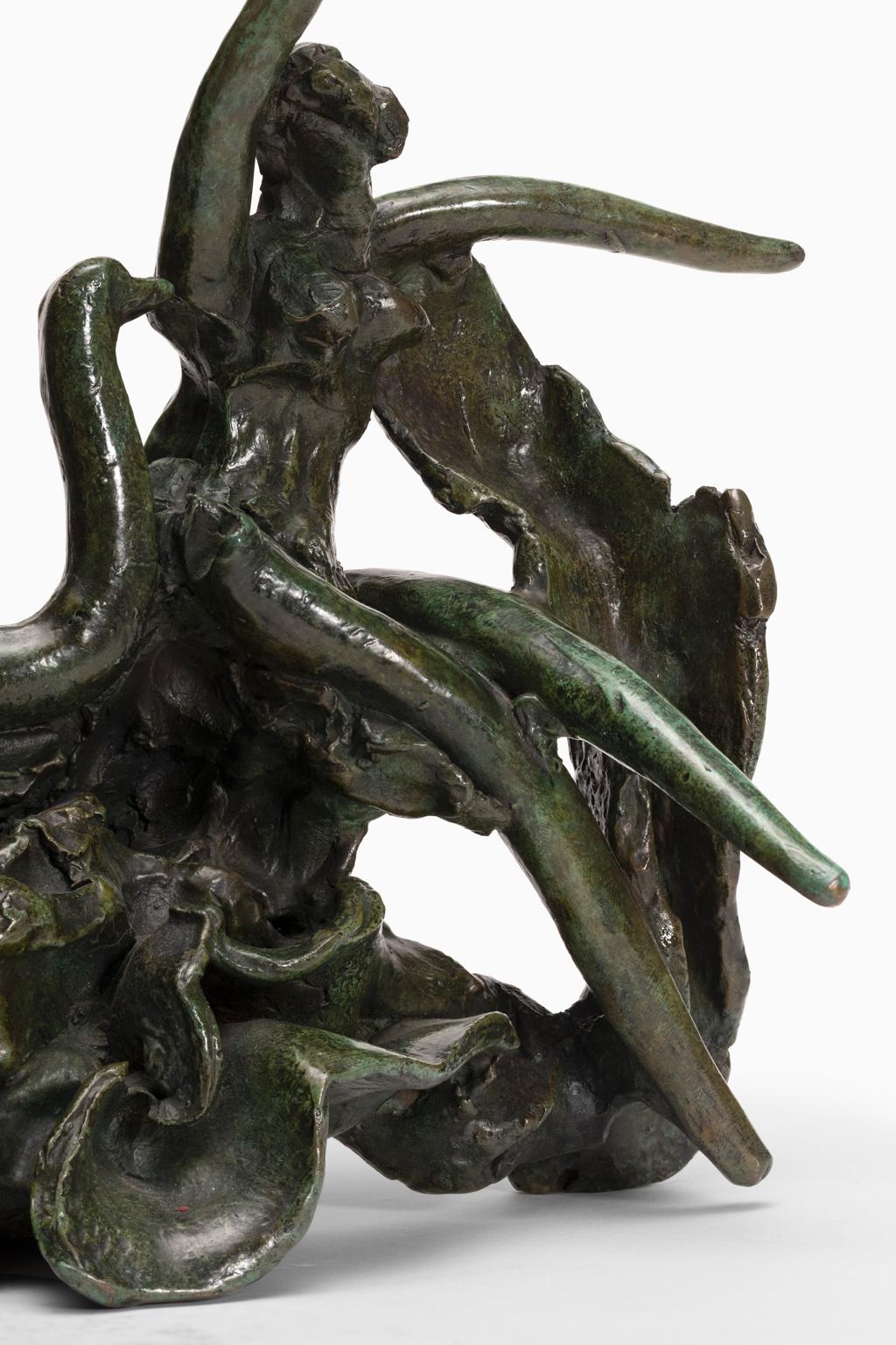 Figurine en bronze Ruben Nakian « Leda and the Swan » (Leda et le cygne), édition limitée   en vente 4