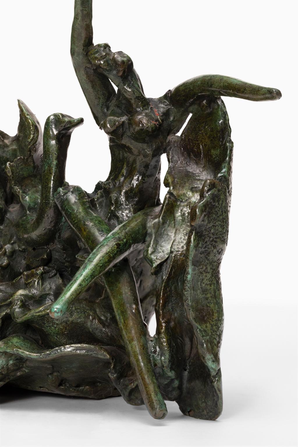 Figurine en bronze Ruben Nakian « Leda and the Swan » (Leda et le cygne), édition limitée   en vente 5