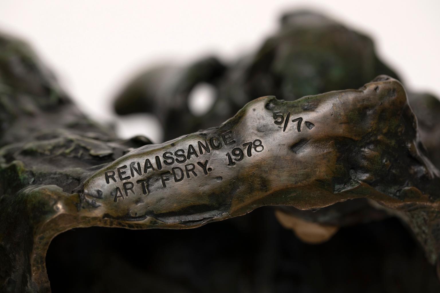 Figurine en bronze Ruben Nakian « Leda and the Swan » (Leda et le cygne), édition limitée   en vente 6
