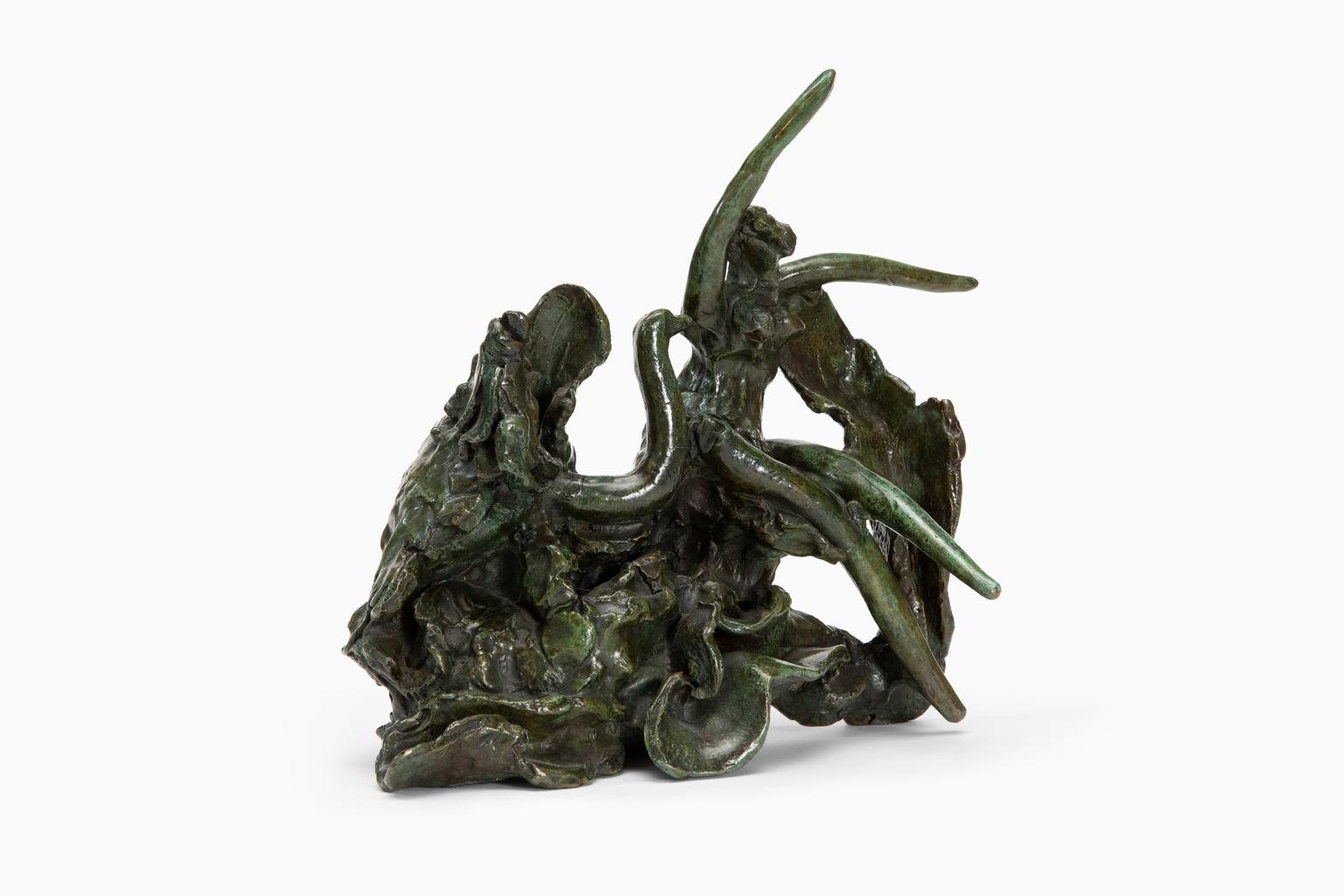 SALE ONE WEEK ONLY

“Leda and the Swan” is by Reuben Nakian (1897 - 1986). He was an American sculptor and teacher of Armenian extraction. His works’ recurring themes are from Greek and Roman mythology. Nakian’s small bronzes achieve majesty and