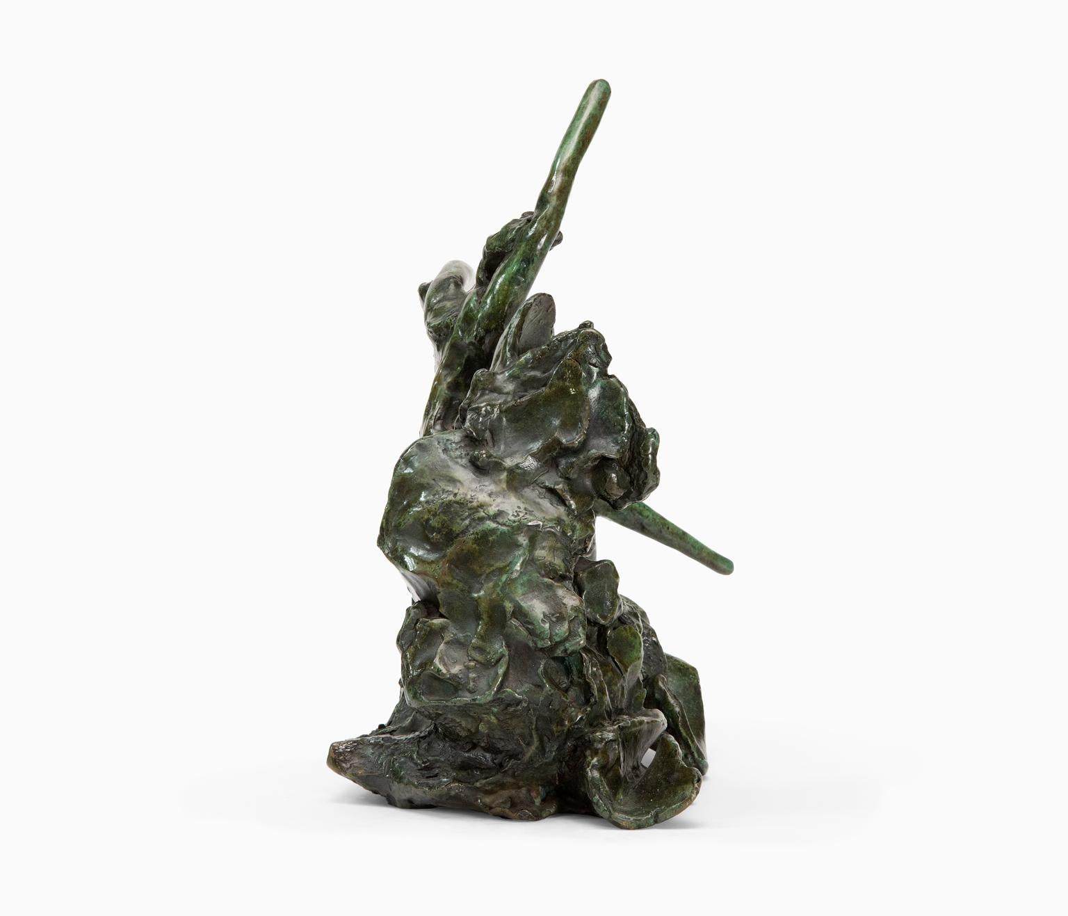 Américain Figurine en bronze Ruben Nakian « Leda and the Swan » (Leda et le cygne), édition limitée   en vente