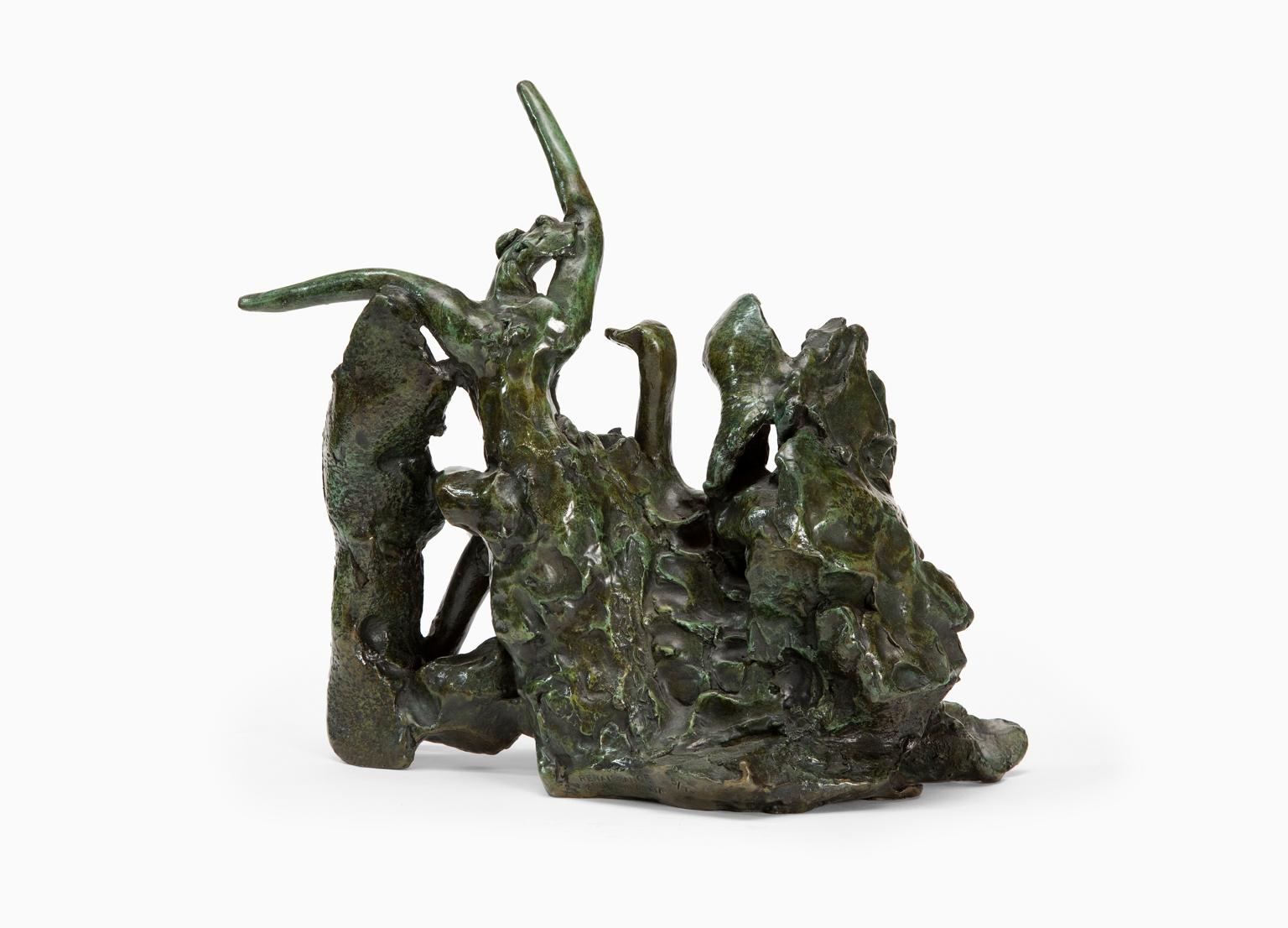 Forgé Figurine en bronze Ruben Nakian « Leda and the Swan » (Leda et le cygne), édition limitée   en vente