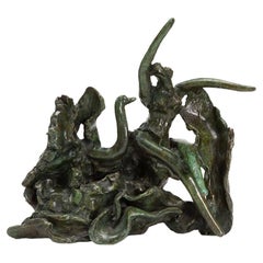 Ruben Nakian Bronze Figurine "Leda and the Swan" Limited Edition  