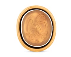 Leda and the Swan Intaglio Ring, 18th Century