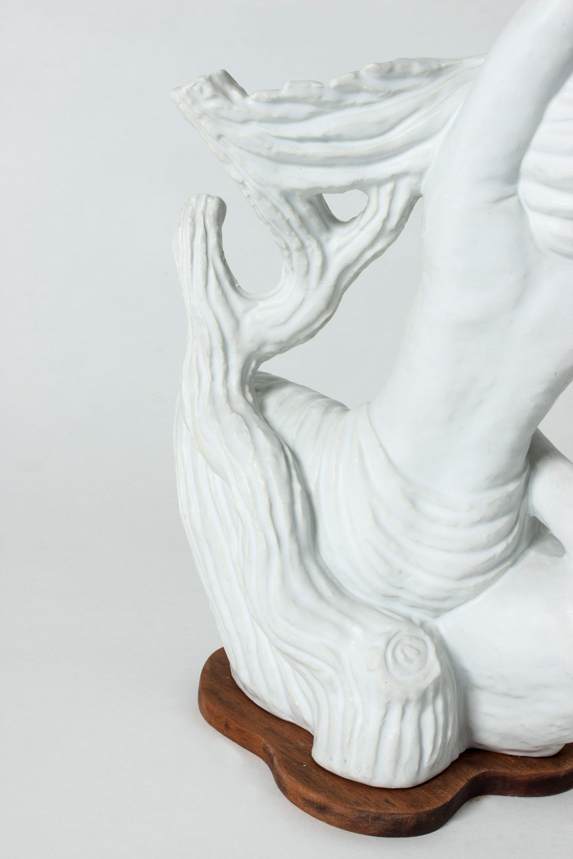 Sculpture « Léda et le cygne » de Stig Lindberg pour Gustavsberg en vente 1
