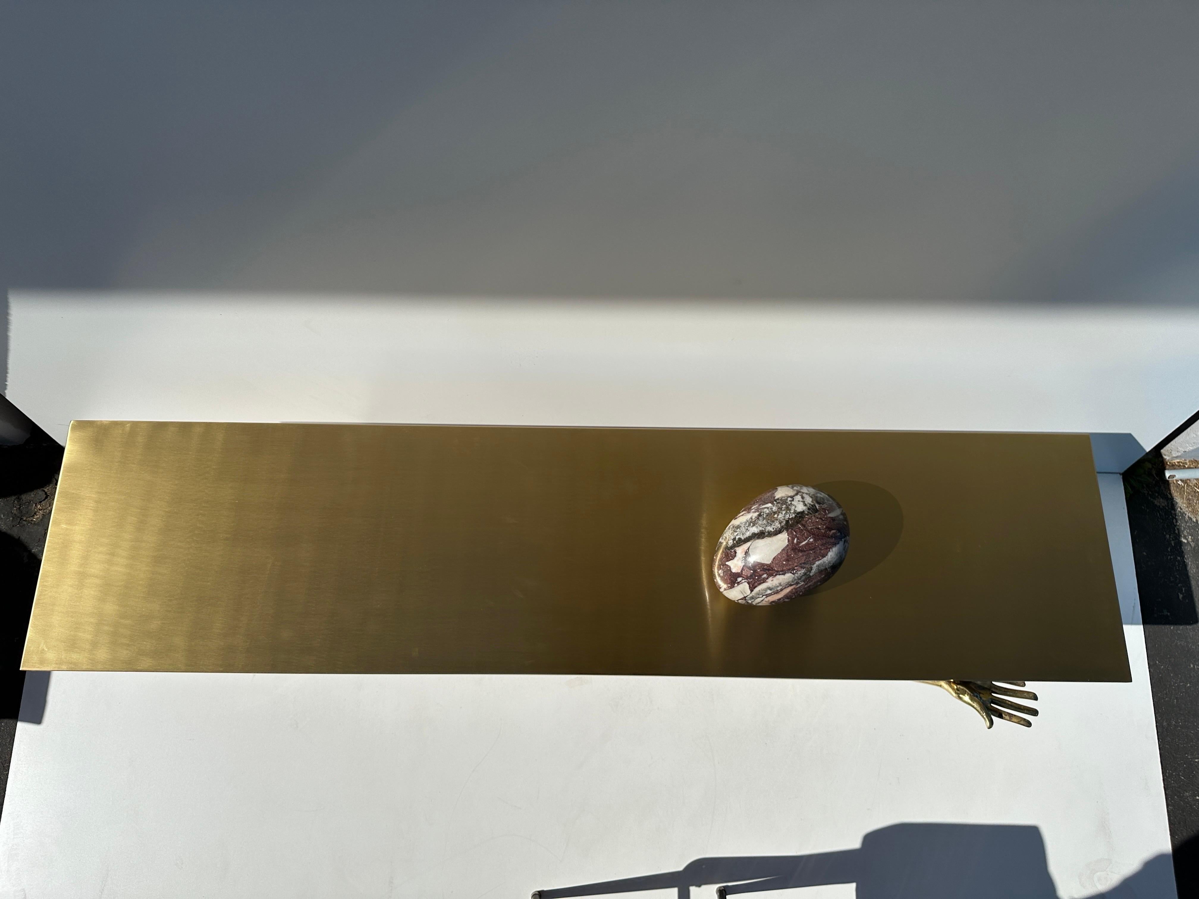 Table basse en laiton LEDA de Salvador Dali en vente 7