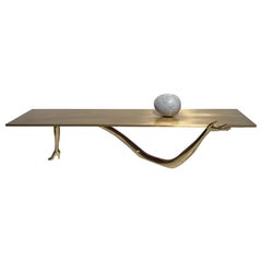 "Leda" Hand and Foot Brass Coffee Table by Salvador Dali