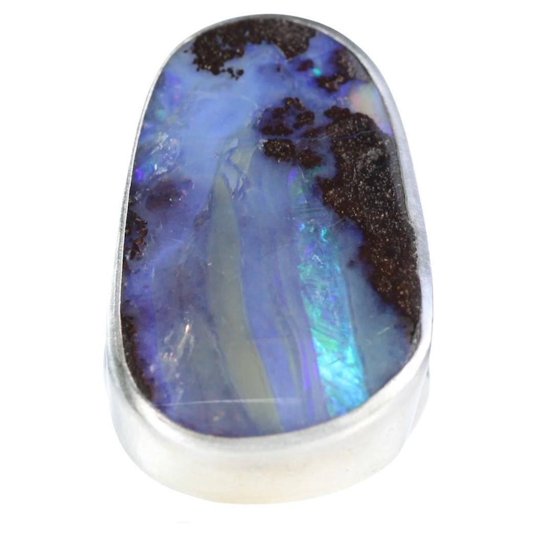 Leda Jewel Co Australian Boulder Opal Ring For Sale