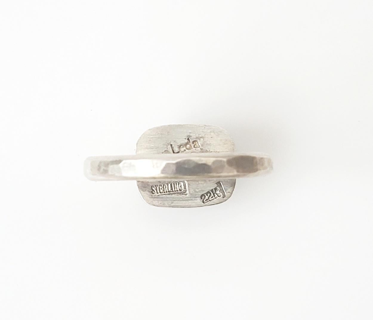 Women's Leda Jewel Co Tanzanite Square Cabochon Ring For Sale