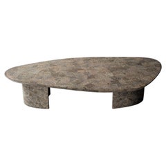 Ledge Coffee Table by DeMuro Das in Dalmatian Jasper