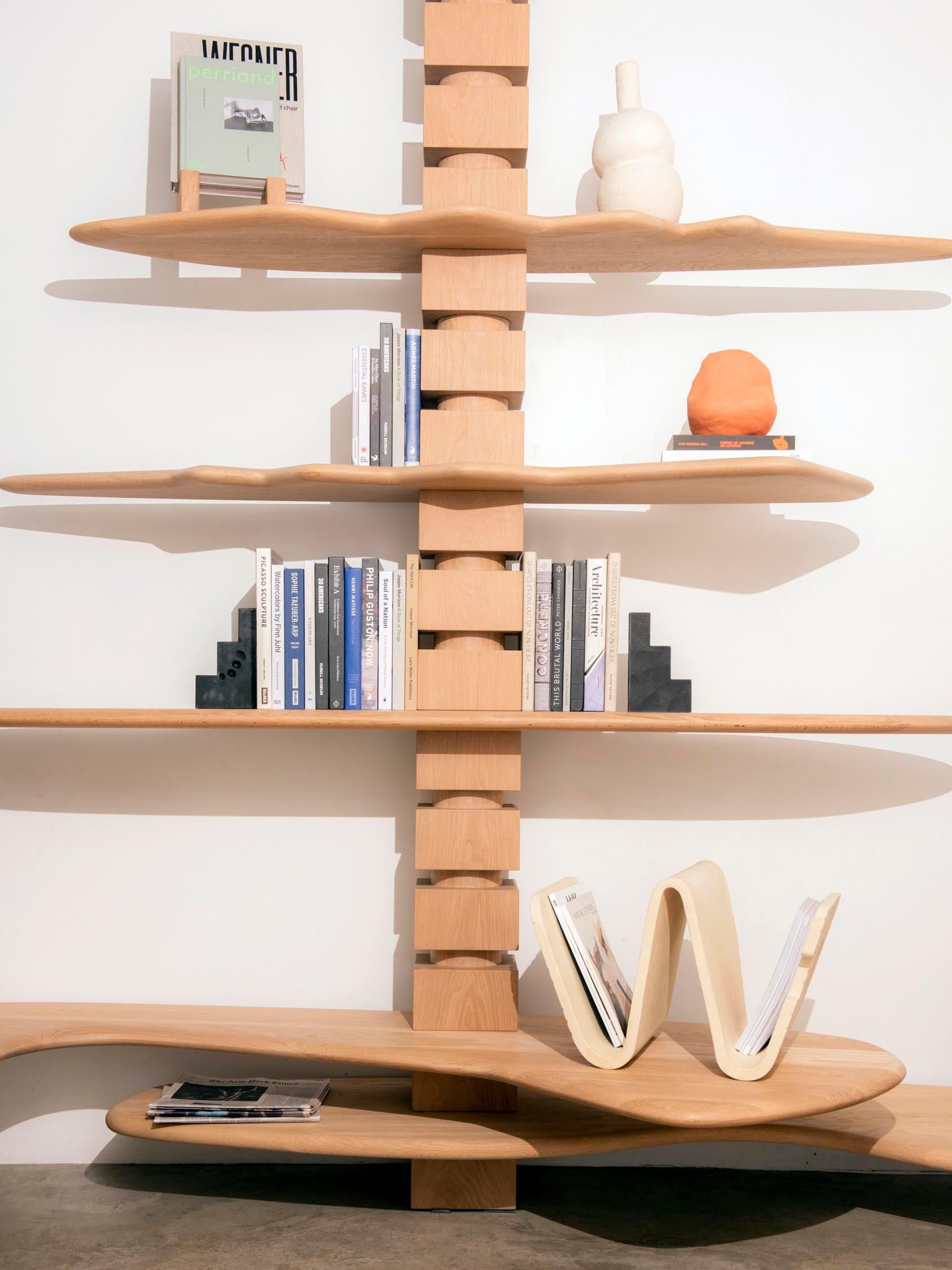 Ledoux Shelving, a Custom, Architectiural, Modular Shelving System by Piscina In New Condition For Sale In Brooklyn, NY