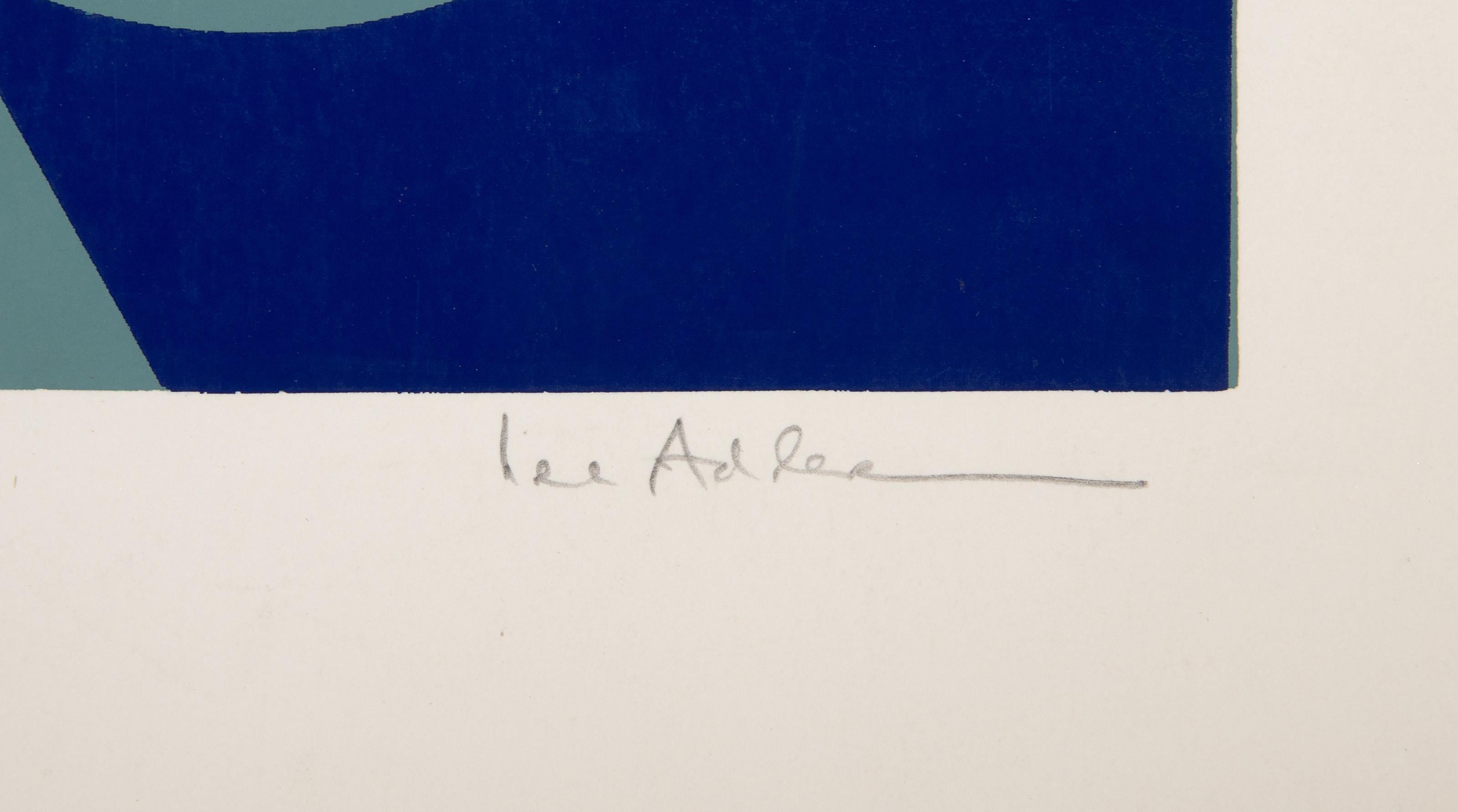 Engine III, Minimalist Screenprint and Acrylic by Lee Adler 2