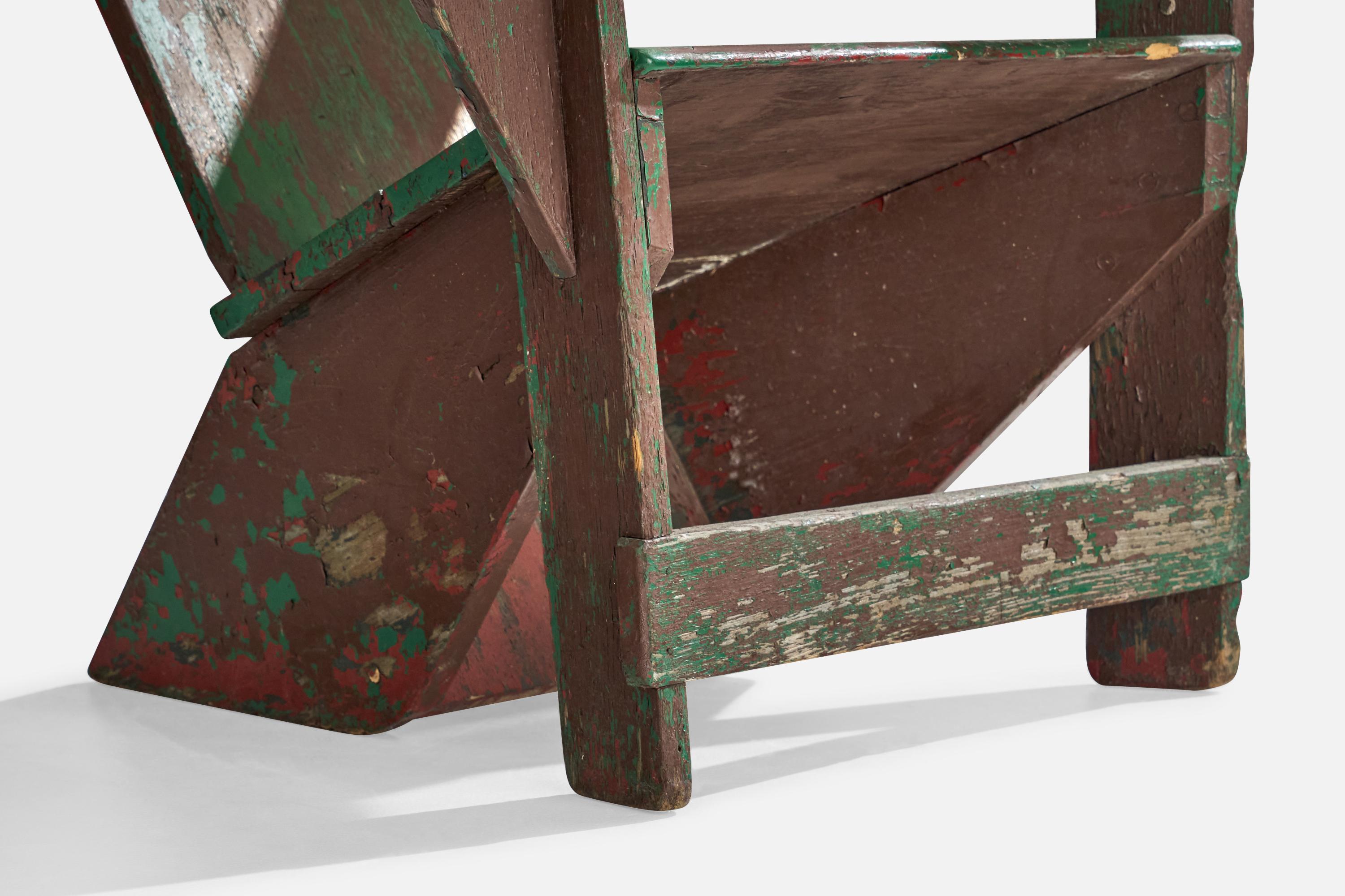 Lee and Bunnell, Westport Lounge Chair, Wood, USA, 1900s For Sale 1
