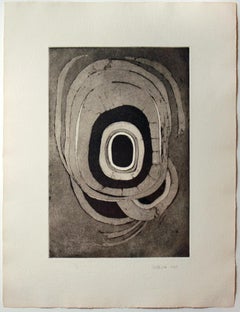"Etching One" Lee Bontecou 1960s Rare Edition Print