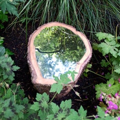 Cedar VI: Sculptural floor or garden installation piece by Lee Borthwick