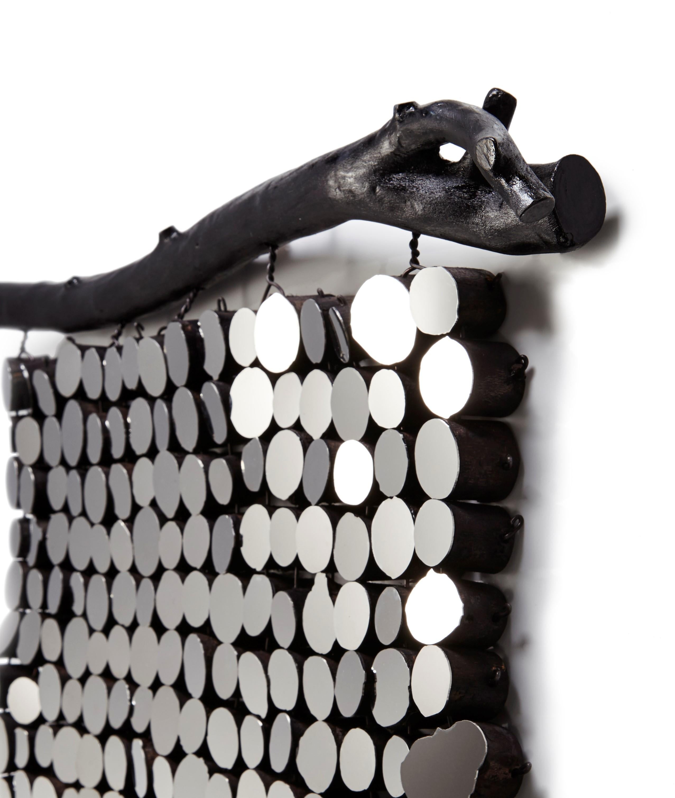 Lee Borthwick Landscape Mirror Tapestry A Sculptural Wall Hanging of