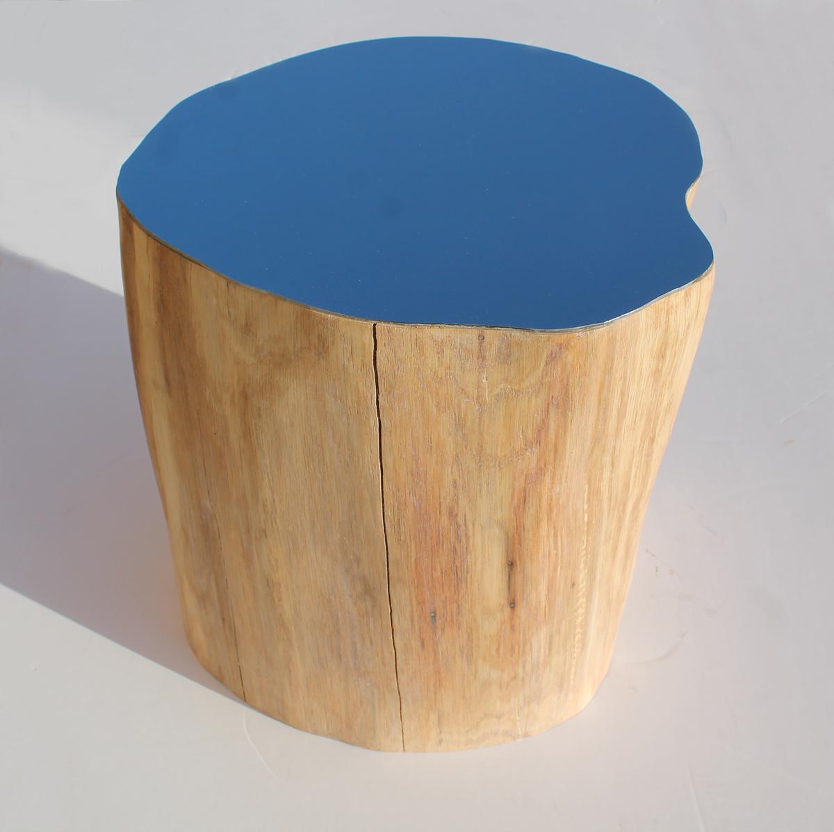 These sculptural floor pieces can be shown in small groups or individually.  Crafted from sustainably felled English Oak from the Titsey Estate in Surrey and polished stainless steel. The oak is finished with a hard wax oil and has been warm air