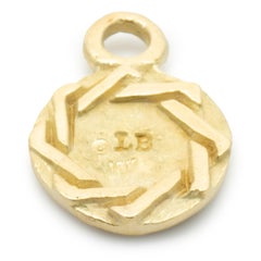 Lee Brevard breloques étoile et boucles d'oreilles en or jaune 18 carats