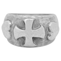 Lee Brevard Anillo Corazón de Hierro de Plata de Ley