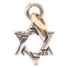 Used Lee Brevard Sterling Silver Star of David Pendant