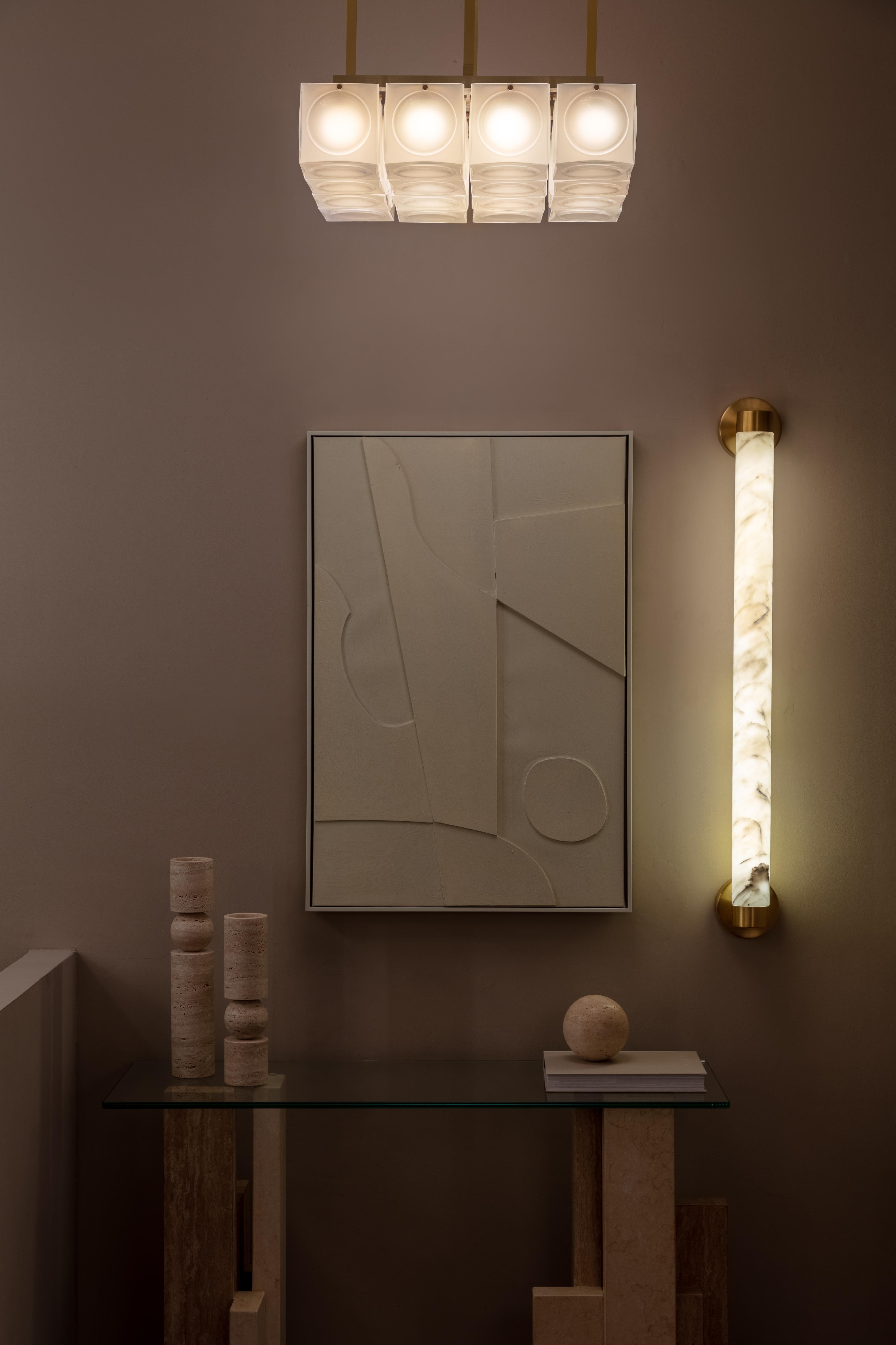 Moderno Lee Broom - Lampadario Chant 4x4 in vendita
